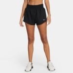 Women's Nike One Dri-Fit Mid Rise 3 in Brief Lined Shorts