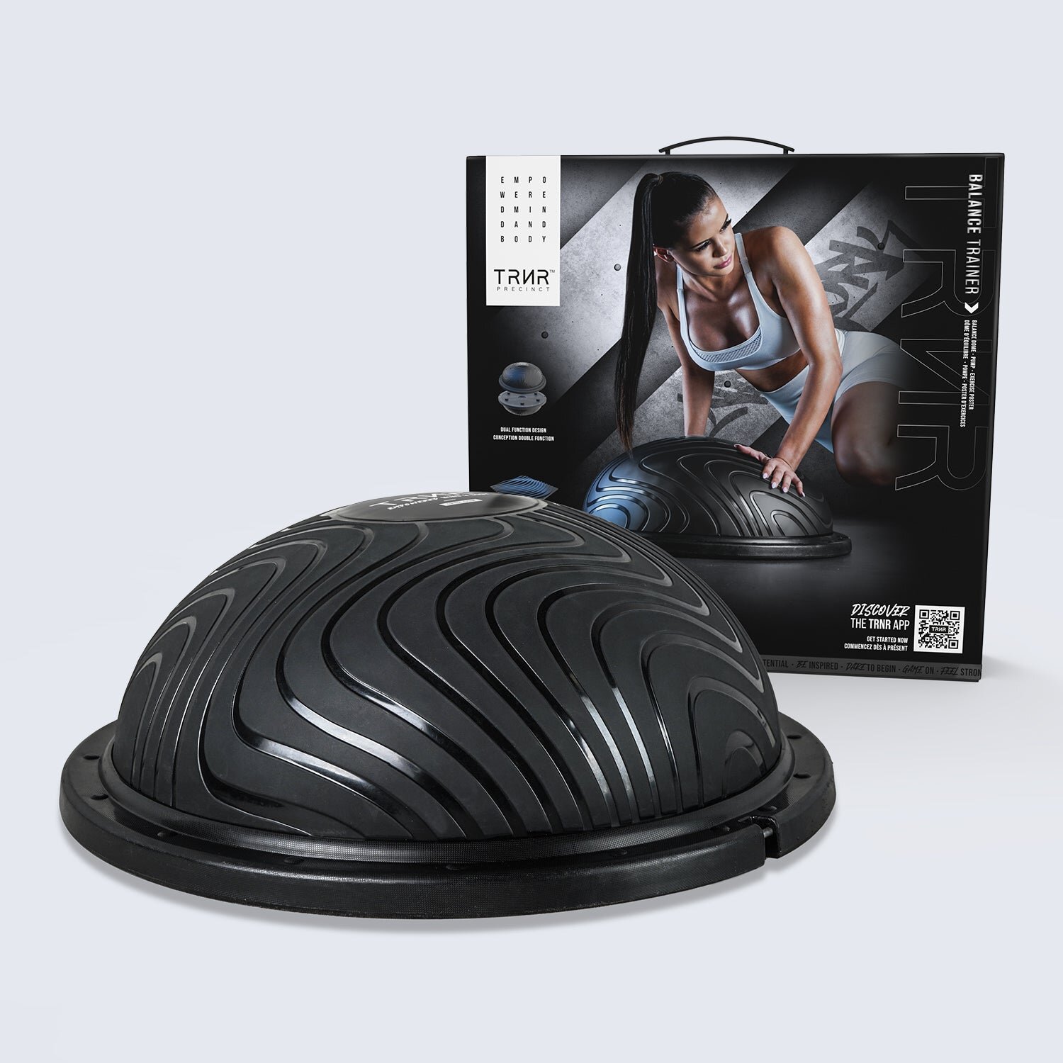 Bosu black balance discount trainer