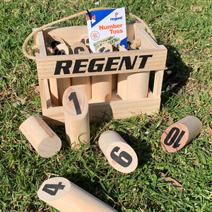 Regent Wooden Number Toss Finska Backyard Game