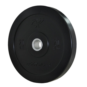 Bodyworx 20kg Olympic Bumper Plate - Black