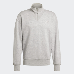 Adidas All SZN Fleece 1/4 Zip Crew Mens