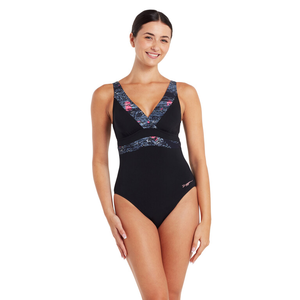 Zoggs Square Back Onc Piece Swimsuit Womens