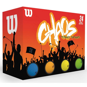 Wilson Chaos Golf Ball Multi-Colour 24- Pack