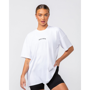 Muscle Nation Relaxed Ribbed Training Tee Womens