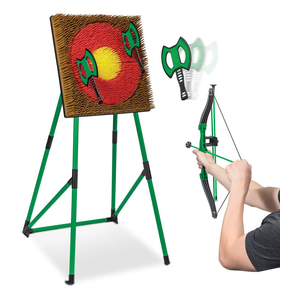 Go Play 2 in 1 Axe Throw & Archery Set Backyard Family Game