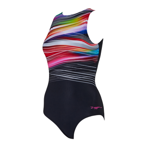 Zoggs Hi Front One Piece Swimsuit Womens