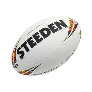 Steeden Indigenous International Match Rugby League Supporter Ball Size 5