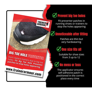 TRAINER ARMOUR Big Toe Hole Preventer 